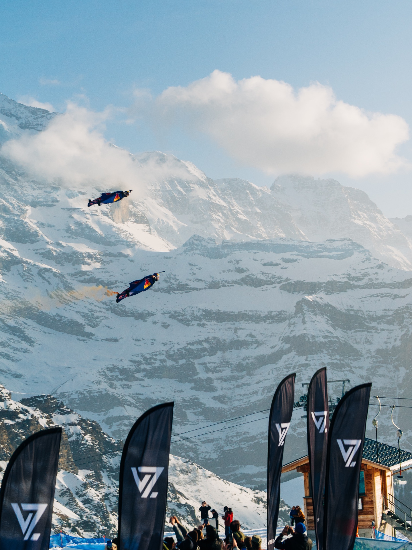 Red Bull wingsuit performance at VSNZ